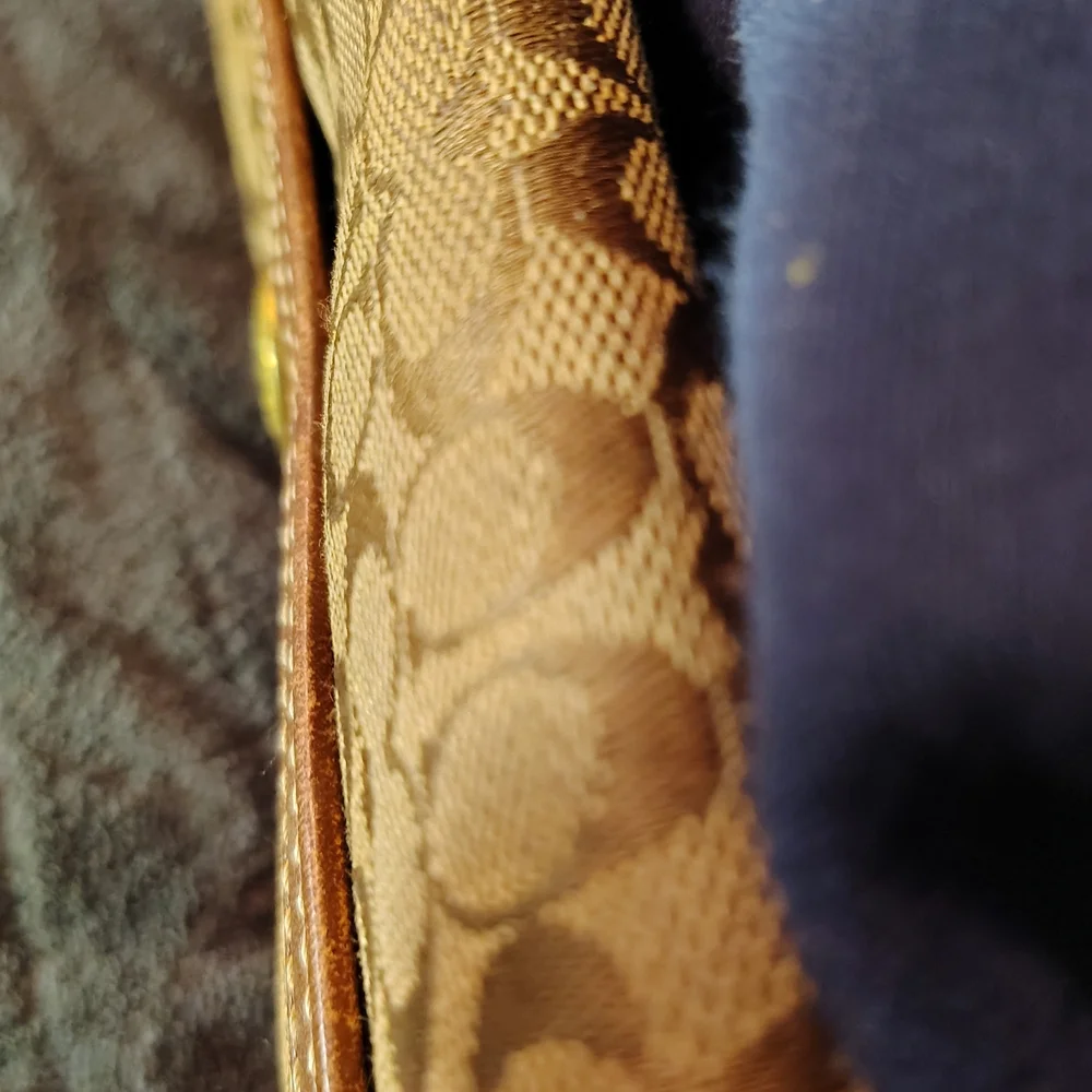 Coach Brown Signature Clutch, Rehab Project!!! - Picture 4 of 6